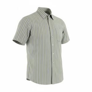 Daniel Cremieux Signature XL Silk Blend Shirt Sage Blue Striped Luxury Mens SS